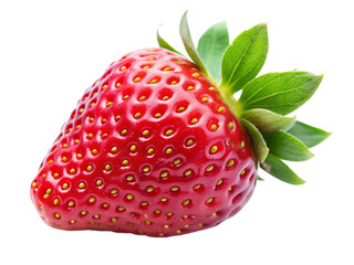 Fresh fruit Strawberry on transparent background