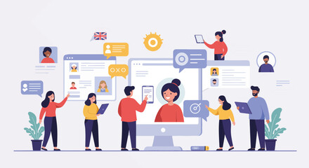 Digital Communication and Collaboration in a Modern Workspace  