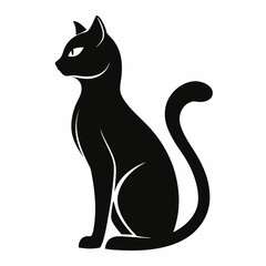 black cat silhouette