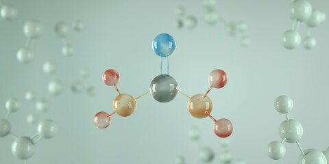 Urea or CH₄N₂O molecule	