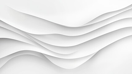 Fototapeta premium Abstract White Wave Background Texture