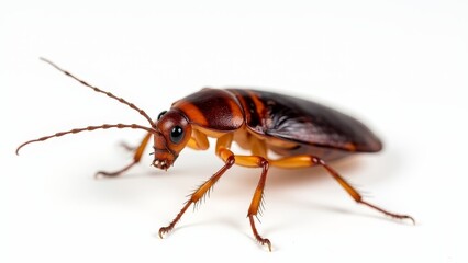 Naklejka premium Close Up Of A Cockroach Insect