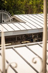 Passy train station of the metro bridge Bir Hakeim