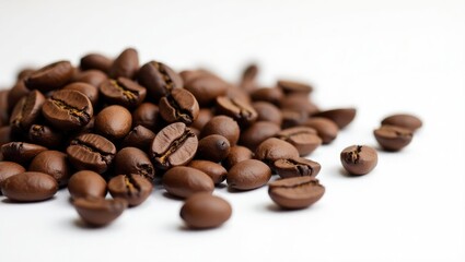 coffee beans on the ground
