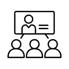 Online meeting webinar conference call video call presentation training remote learning teamwork