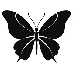 butterfly silhouette vector