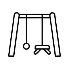 Swing set playground swings children park outdoor recreation fun childhood leisure activity equipment