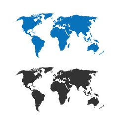 World Map Illustration drawing vector based on white background Vol 01