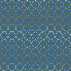 Naklejka premium Abstract Curved Diamond Pattern with Geometric Gold Lines – Elegant Modern Background for Luxury Design. Geometric Gold Line Pattern – Modern Luxury Abstract Design