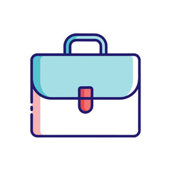 Doodle Icon of a Briefcase for Creative Business Designs