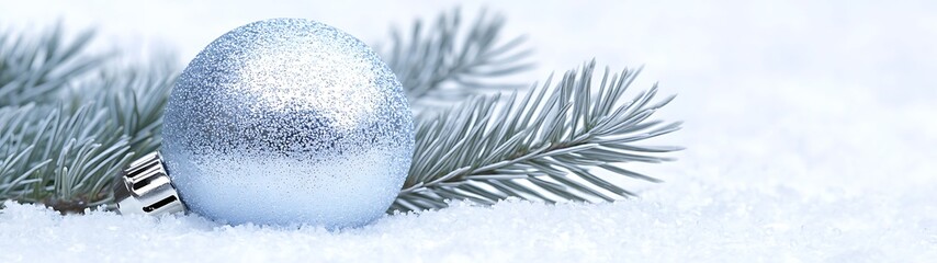 Winter Ornament Snow Spruce