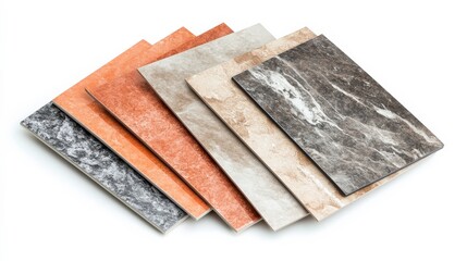 Modern Innovative Tiles on White Background