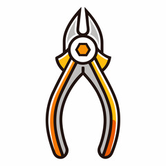 pliers isolated on white background