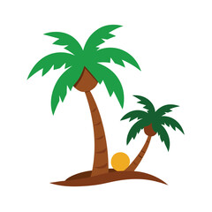 palm tree vector illustration