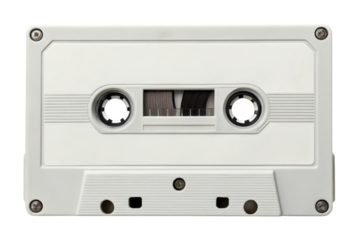 Vintage audio compact cassette tape medium