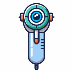 vector illustration of a robot