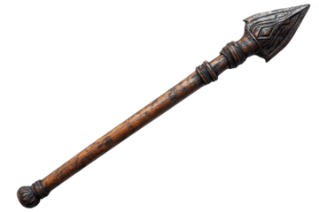 Isolated ornate spear image