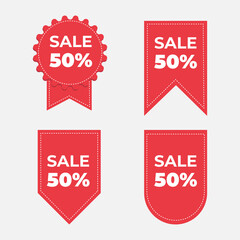 Vector banner discount for poster or social media or pamphlet.