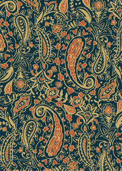 paisley textile pattern design texture,paisley textile pattern design, Magical Traditional Paisleys Seamless Pattern for wallpaper design or fabric textile printing.vector