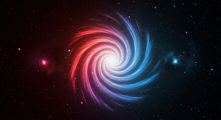 Fototapeta premium Abstract spiral galaxy design