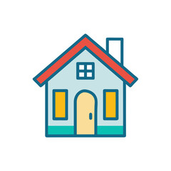 Creative Doodle Vector Icon of a House for Your Projects