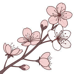 Free Digital Flower Vector Art