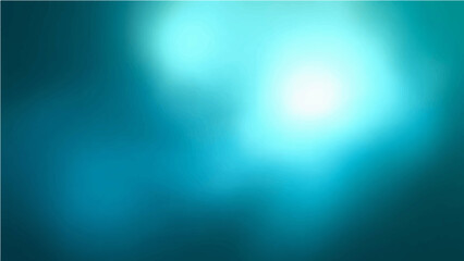 White teal blue black blurred abstract gradient on dark grainy background glowing light header poster banner backdrop