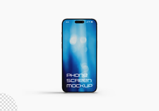 Phone Screen Mockup Isolated
