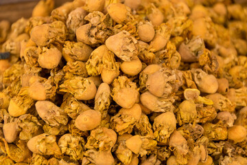 dry flowers in Marrakech Medina