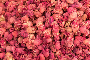 dry flowers in Marrakech Medina