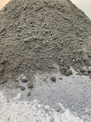 cement soil spreading on floor background