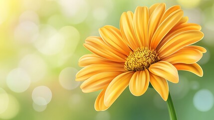 Sunny Yellow Daisy Flower Bloom.