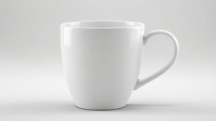 Fototapeta premium white cup on white background