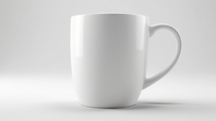 Fototapeta premium white cup on white background