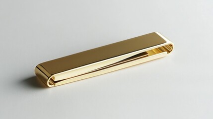 Elegant gold tie clip