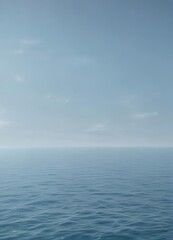 Obraz premium Subtle light blue gradient, calming ocean-like abstract texture, teal, marine, background