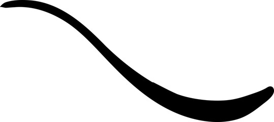 Flowing S-Shaped Swirl