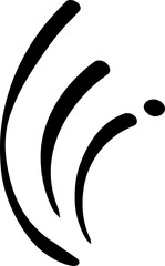 Minimalist Ribbon Swirl