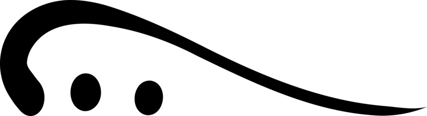 Elegant Double Curve Swirl