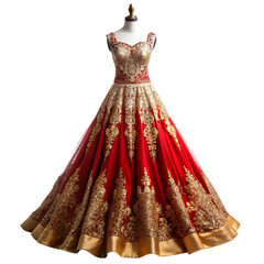 elegant dress on a mannequin