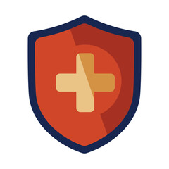 Obraz premium health and medical icons in retro style