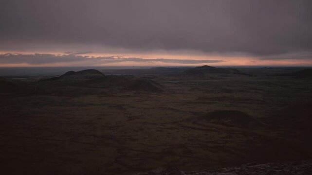 Vast Icelandic Landscape with Mountains and Open Terrain