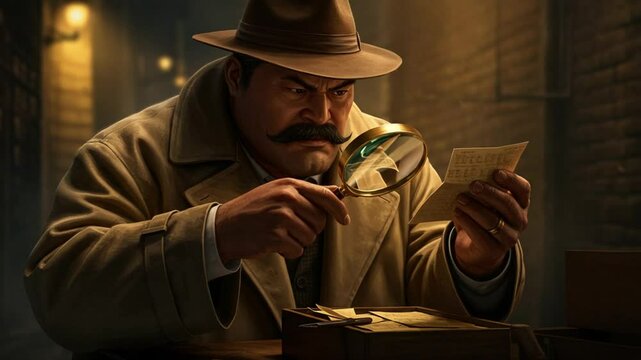 Male character in classic cowboy attire holding letter with deep expression, evoking vintage western mystery and emotion