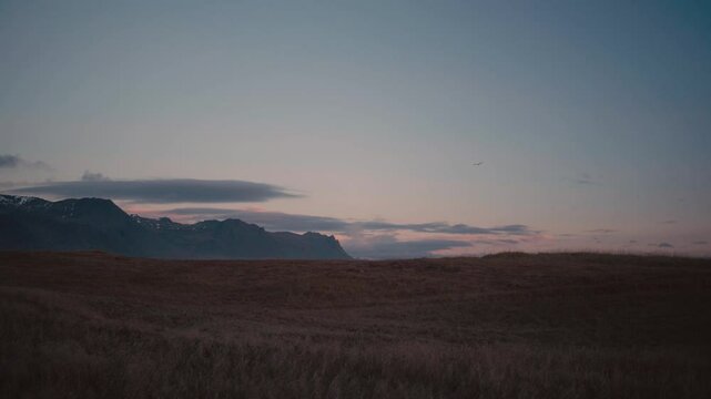 Vast Icelandic Landscape with Mountains and Open Terrain
