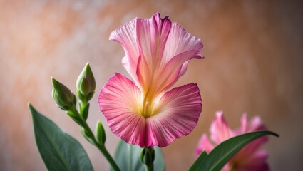 Fototapeta premium Detailed view of a vibrant snapdragon flower