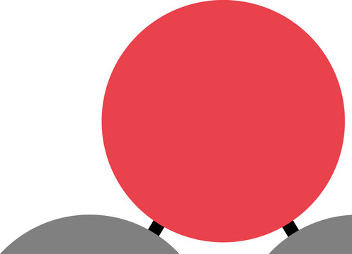 Background with a red circle