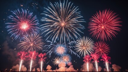 Obraz premium Spectacular Fireworks Display