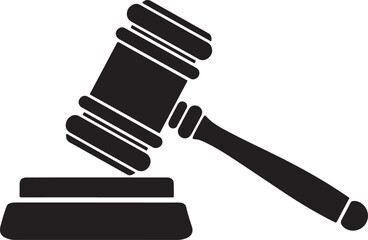 gavel icon logo vector design symbol