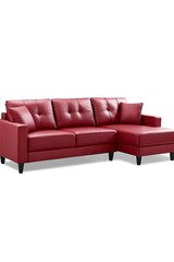 Obraz premium Colorful Sofa L-Shape, two seater, sofa bed, isolated on white background