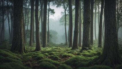 Obraz premium Fairy Wood at Dawn